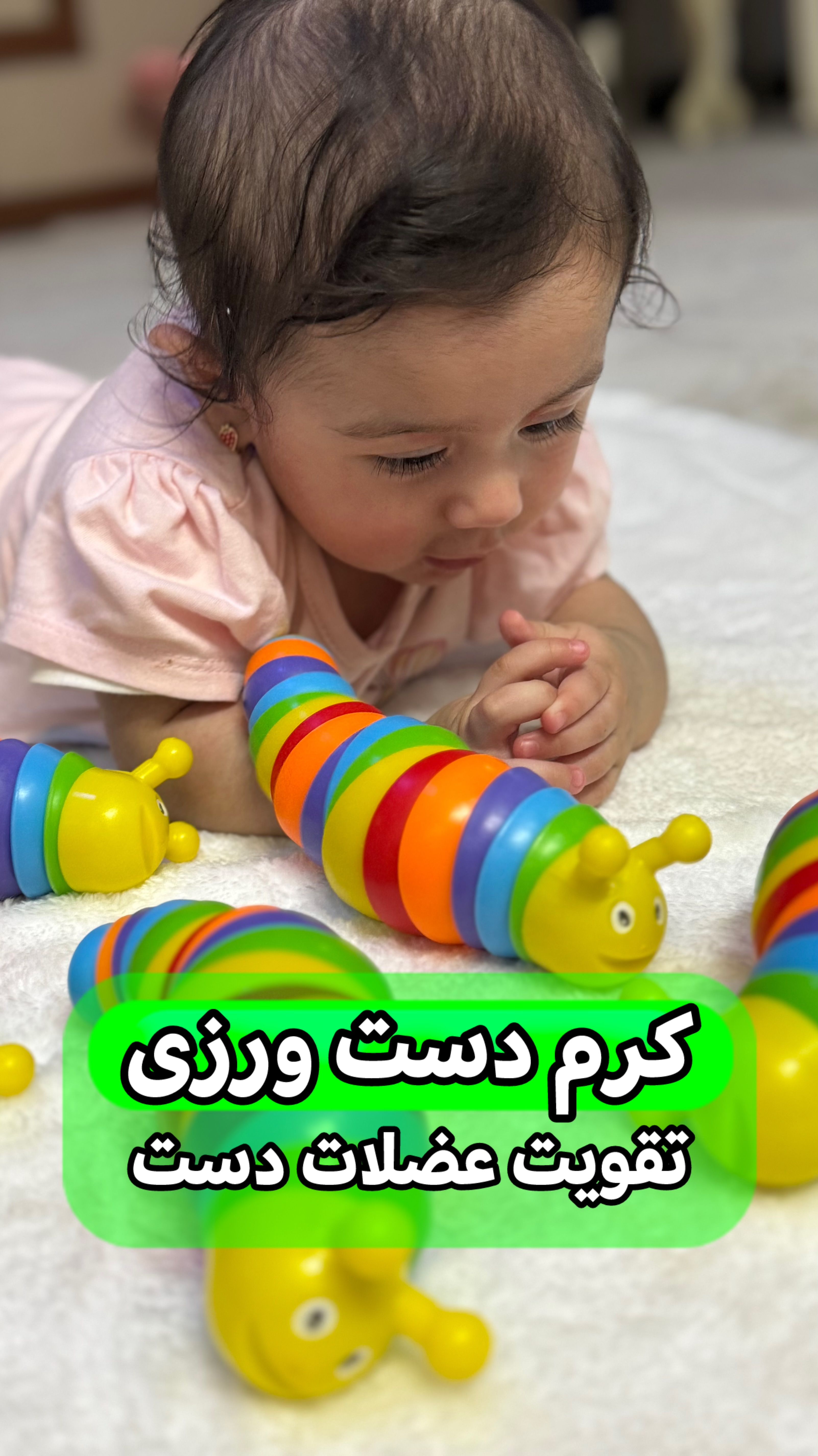 کرم دست ورزی رنگارنگ